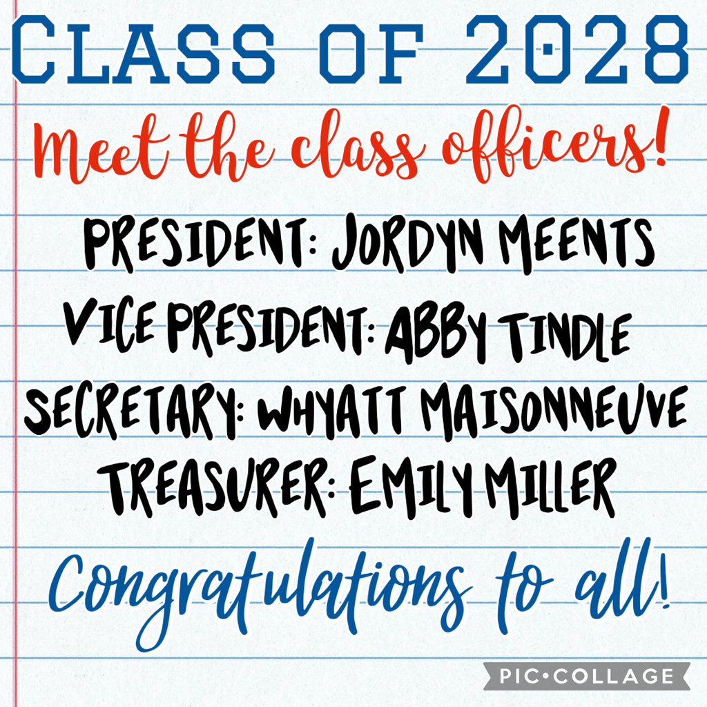 Junior Class Officers