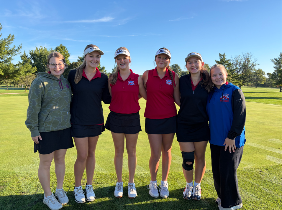 Girls golf team at Regionals today