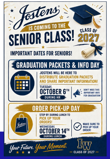 Jostens meeting for seniors 10/6