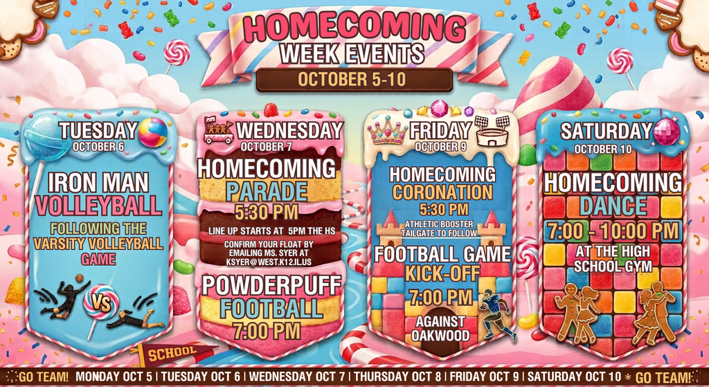 Homecoming Schedule