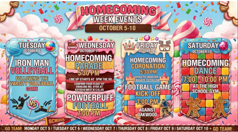 Homecoming Week Schedule