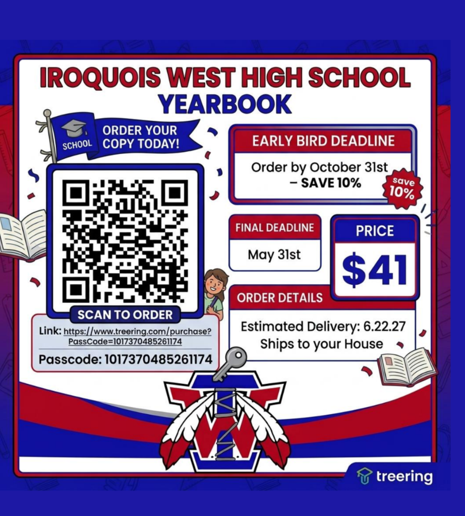 IWHS yearbook order info