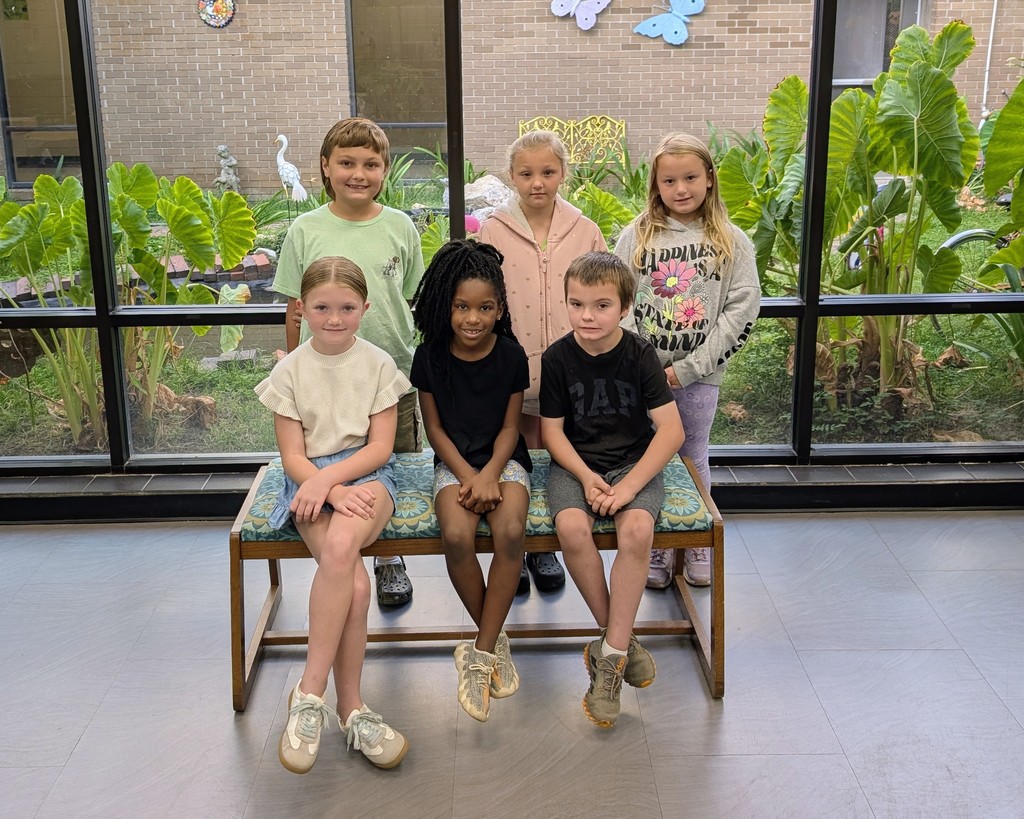 Third Grade Students of the Month for ICES