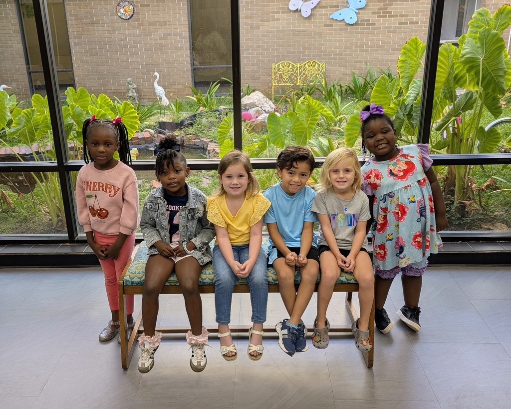 Kindergarten Students of the Month for ICES
