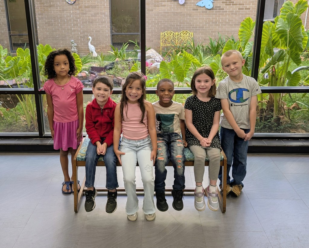 First Grade Students of the Month for ICES