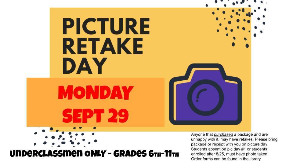 retake announcement