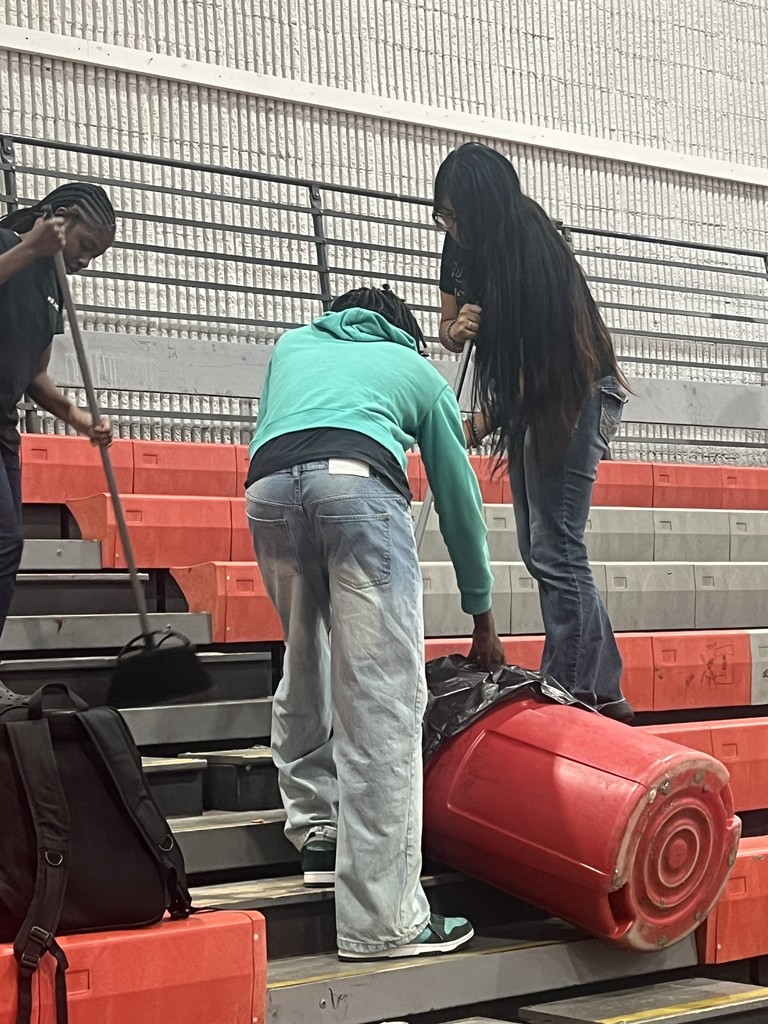 bleacher cleanup