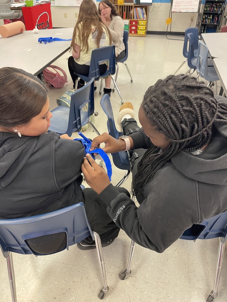 The ECE2 students are learning First Aid 