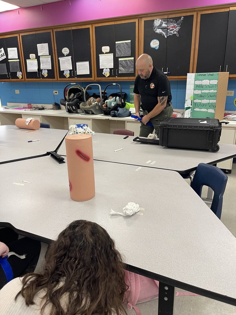 The ECE2 students are learning First Aid 