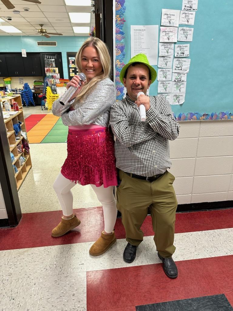 ICES staff enjoyed dressing up for Red Ribbon Week