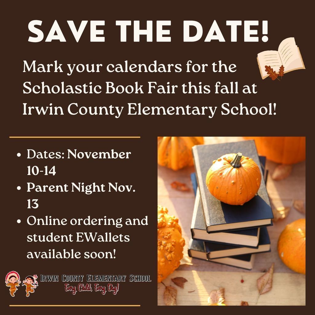 2025 ICES Scholastic Book Fair Nove. 10-14