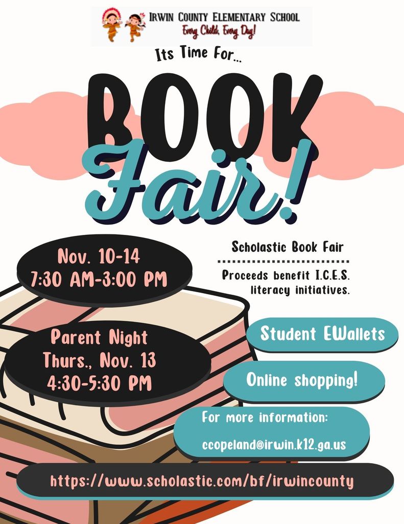 ICES Book Fair November 10-14