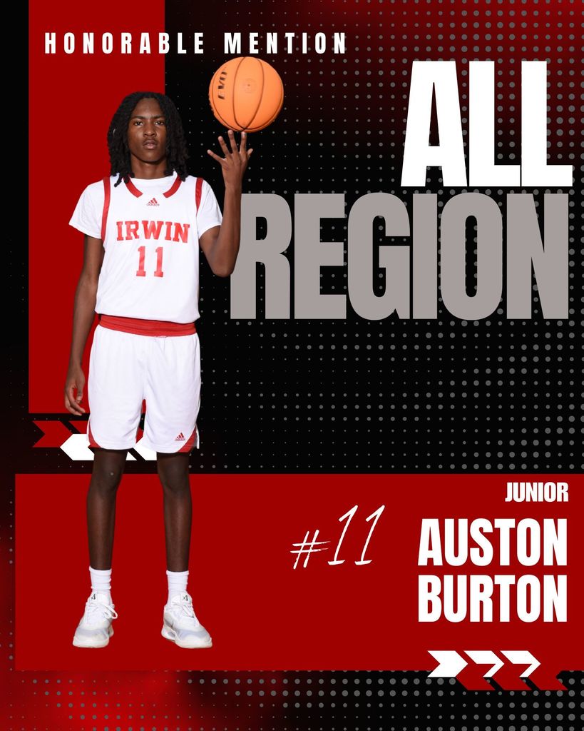 Austin Burton - All Region Honorable Mention  (A DII Region 2)