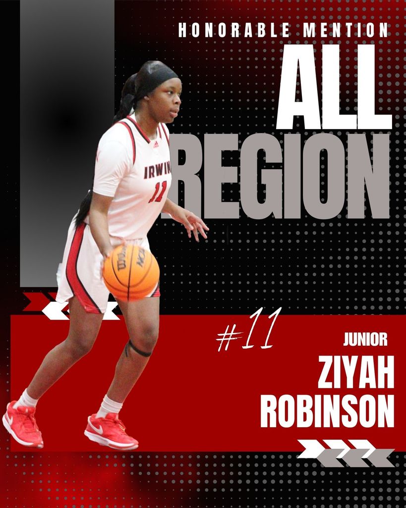 Ziyah Robinson - All Region Honorable Mention  (A DII Region 2)