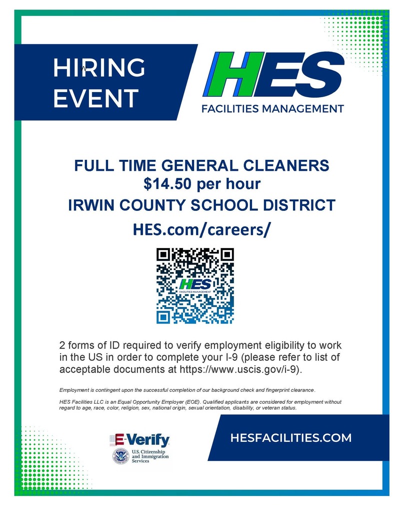 custodial job openings with HES
