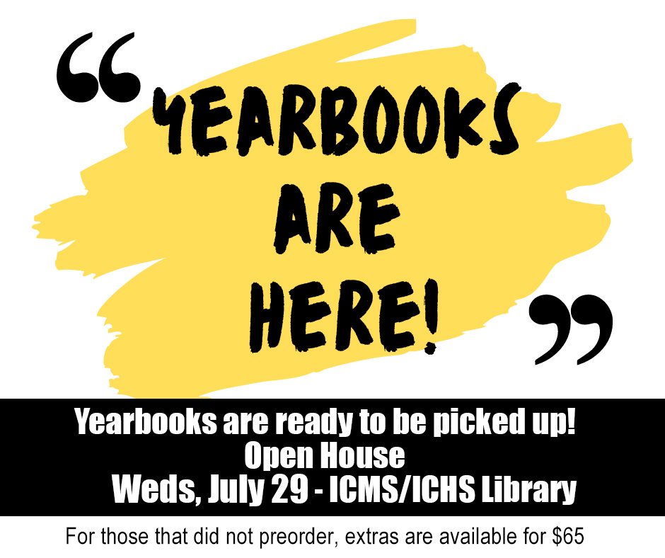 yearbook pickup at open house
