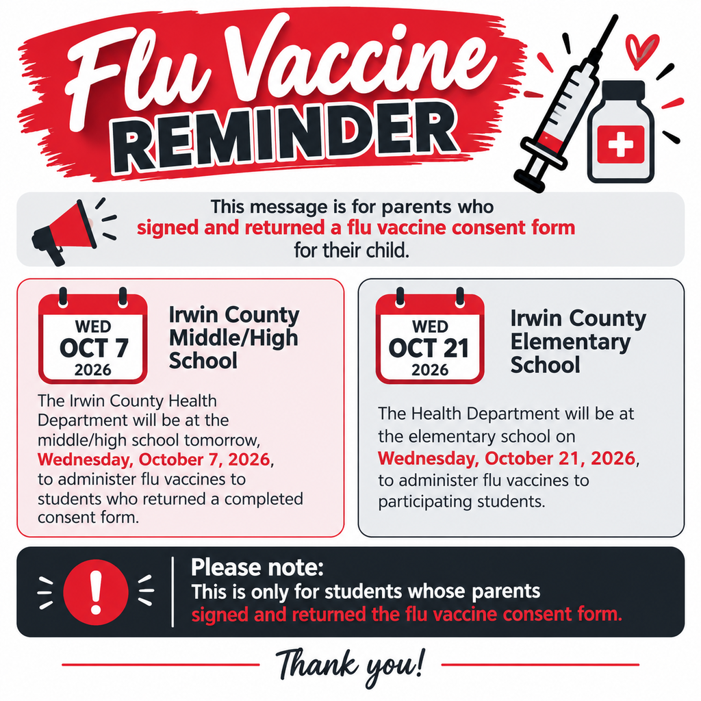 flu shots at school