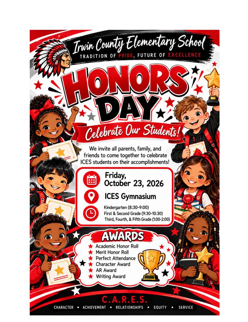 ICES First Quarter Honors Day October 23, 2026