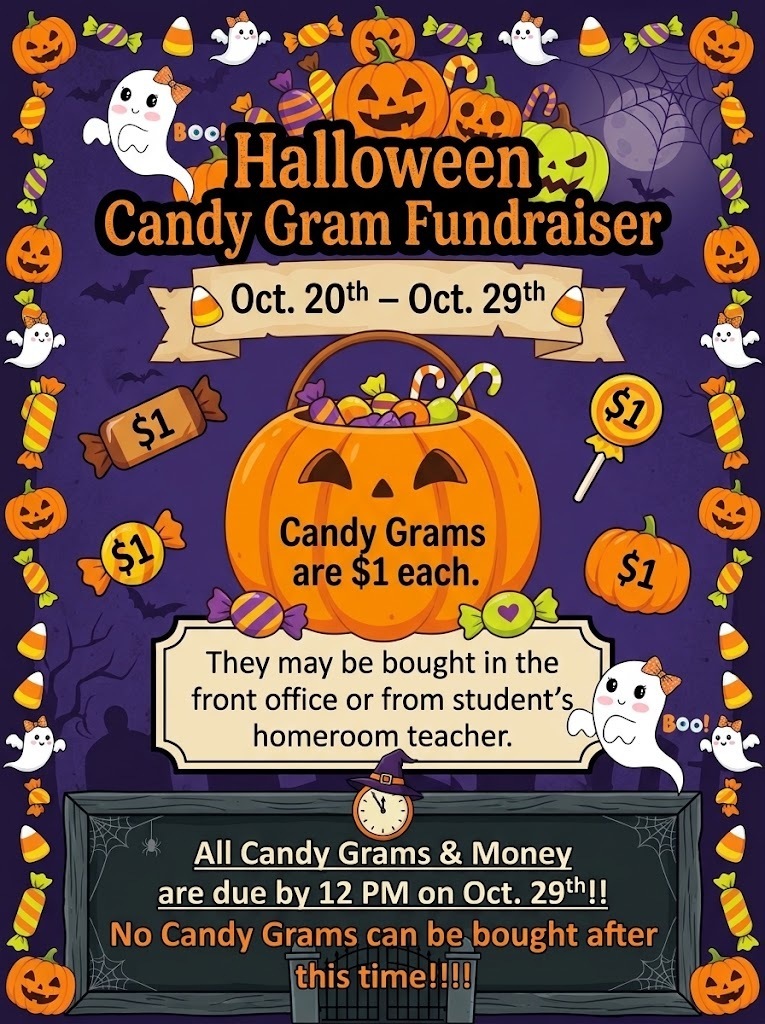 Halloween Candy Gram Fundraiser