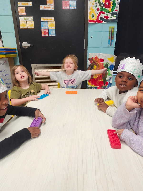 Mr. Steven and Ms. Caiti’s Shark Class celebrated the 100th Day of School