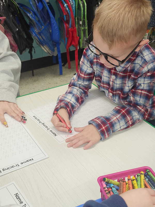 Mr. Steven and Ms. Caiti’s Shark Class celebrated the 100th Day of School