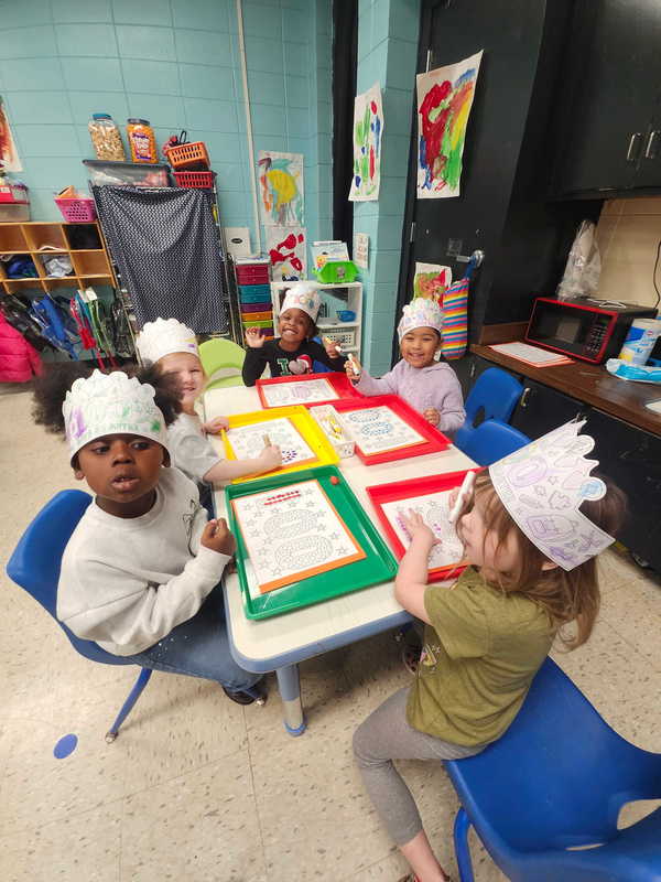 Mr. Steven and Ms. Caiti’s Shark Class celebrated the 100th Day of School