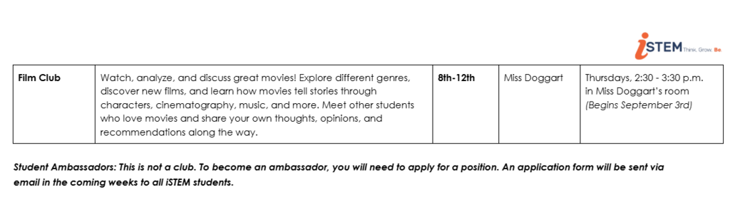 Student Clubs
