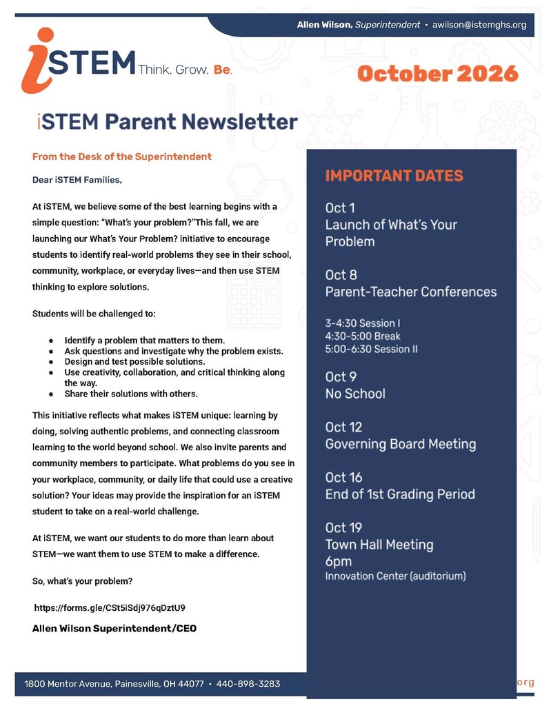 October Newsletter