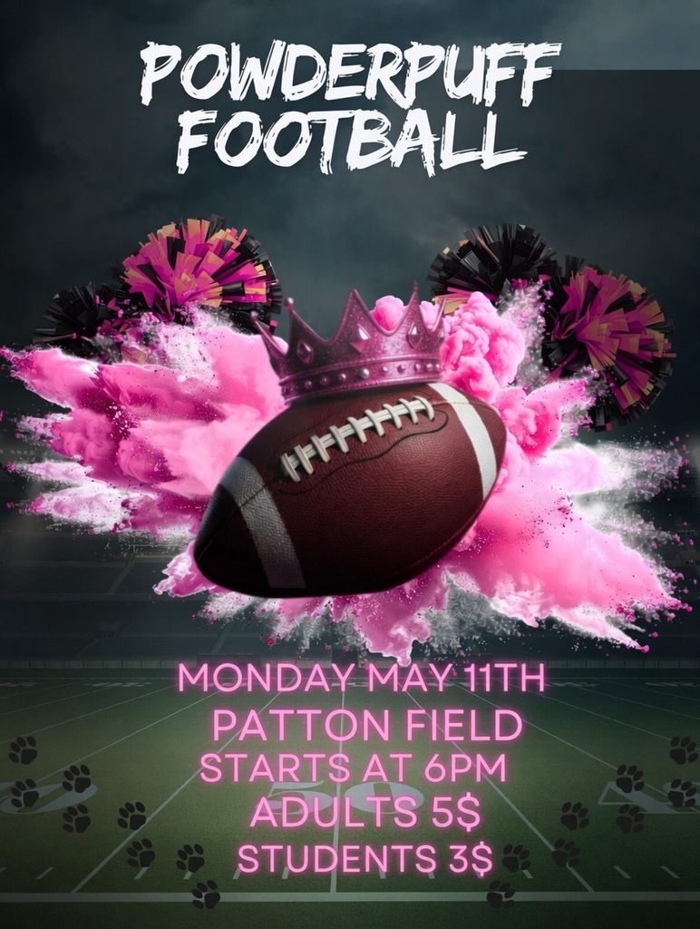 We invite parents, friends, and family to an underclassman vs upperclassman powder puff football game. After the game we will soak the seniors. All proceeds will go to the senior class. 