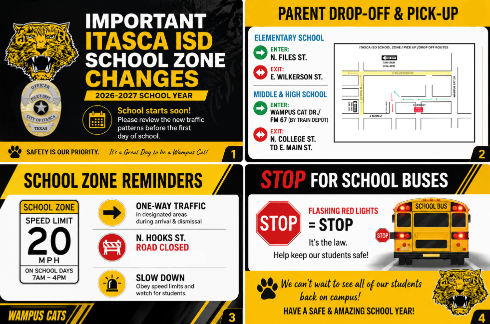 Itasca ISD School Zone