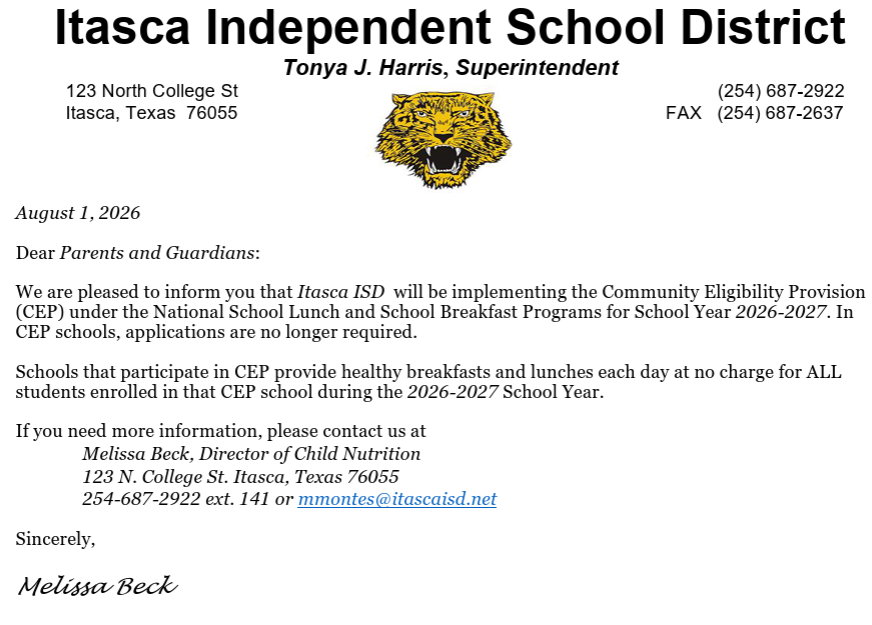 Free Meals for Students