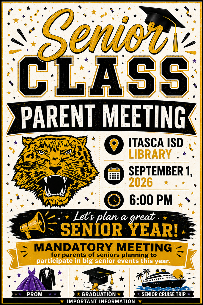 Senior Parent Meeting - September 1 at 6 PM