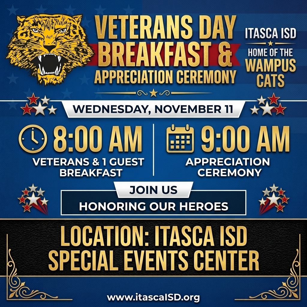 Veterans Day Ceremony Flyer