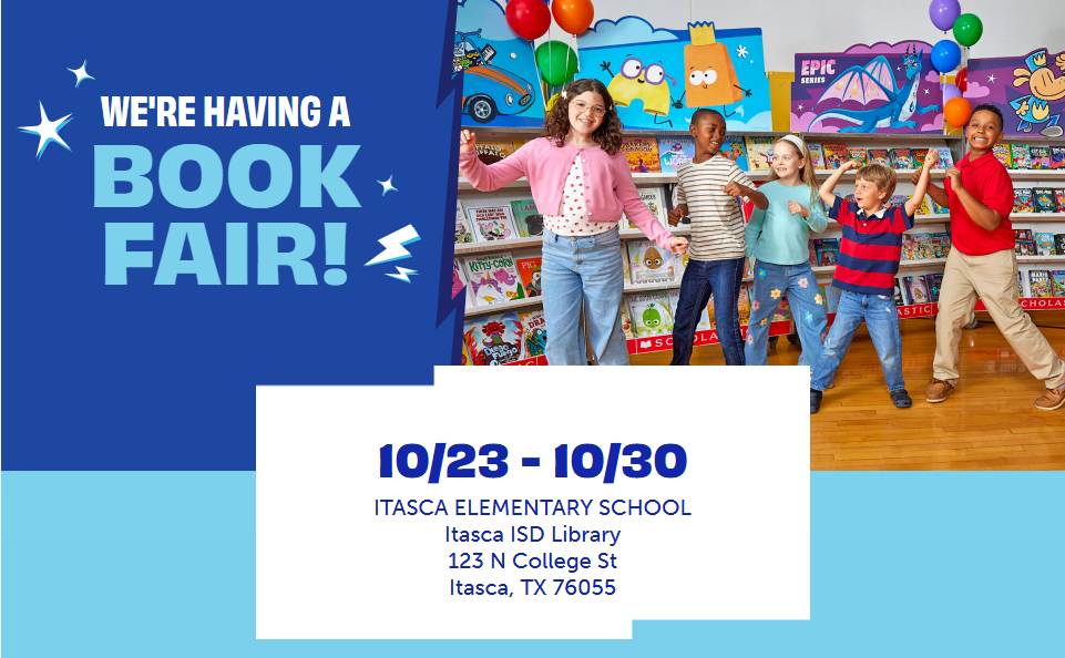 We're Having a Book Fair! 10/26 - 10/30