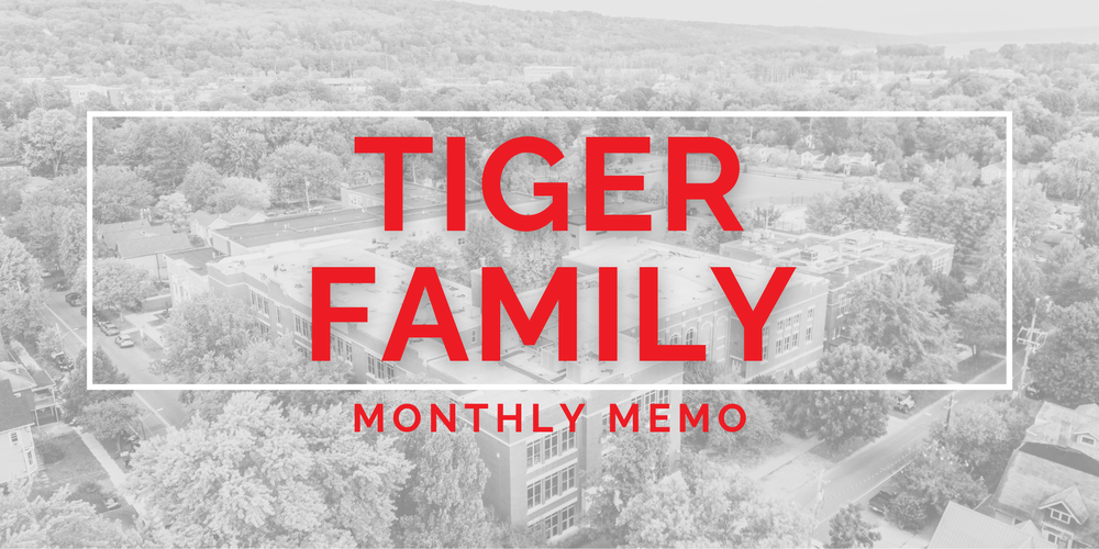 TIGER FAMILY MONTHLY MEMO