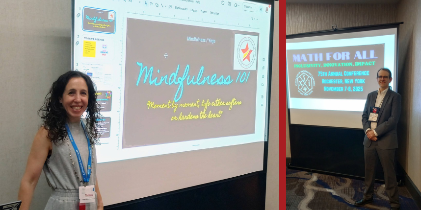 Two LACS teachers presenting at a national conference