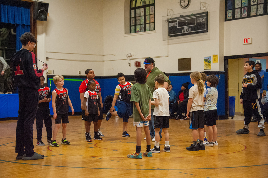 BJM vs Fall Creek basketball game grades 3-5
