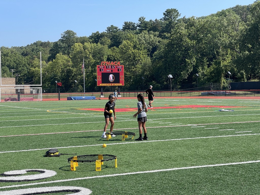Walk and Talk with the new athletic directors on the turf at IHS
