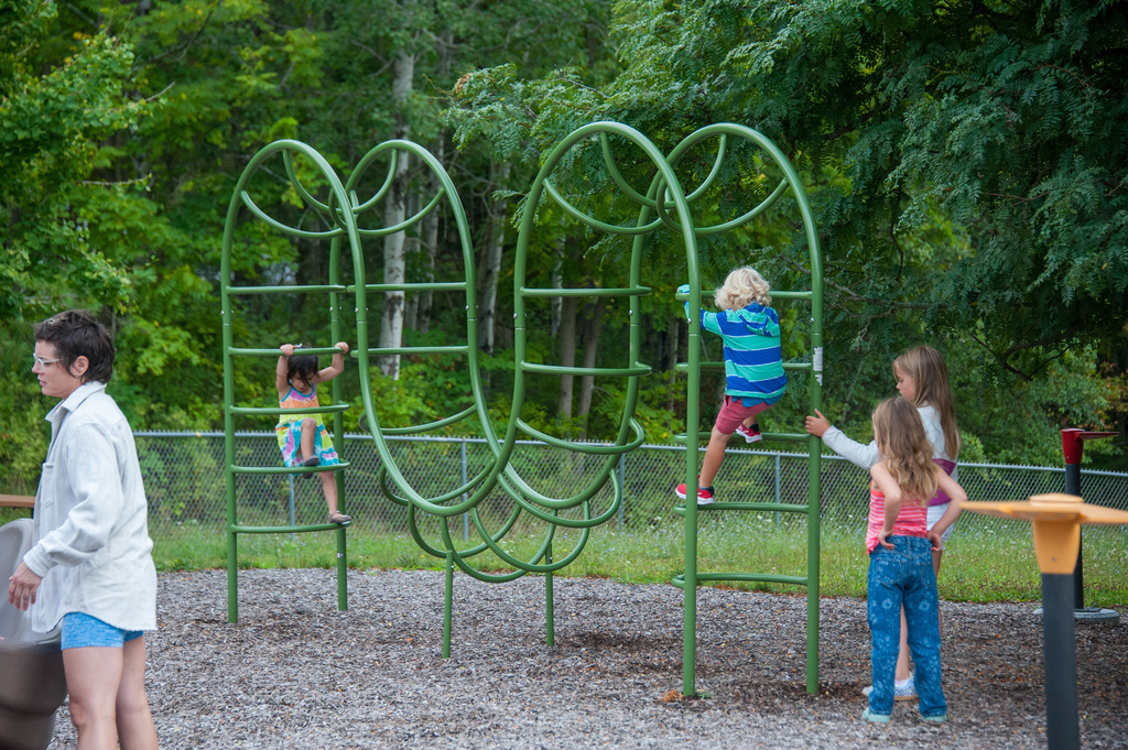 Belle Sherman playground night