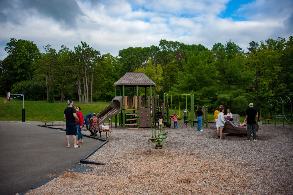 Belle Sherman playground night