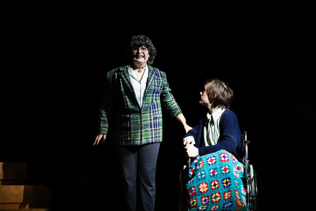 LACS students performing on stage in The Lightning Thief: The Percy Jackson musical