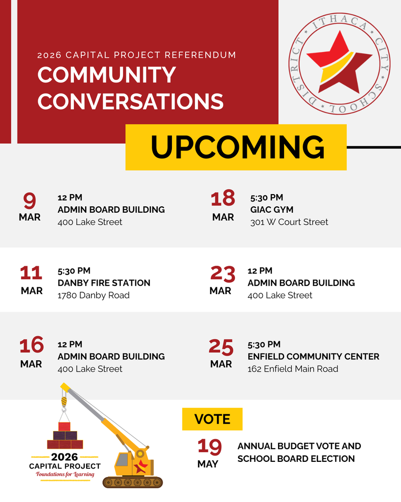 Community Conversation Upcoming Events 