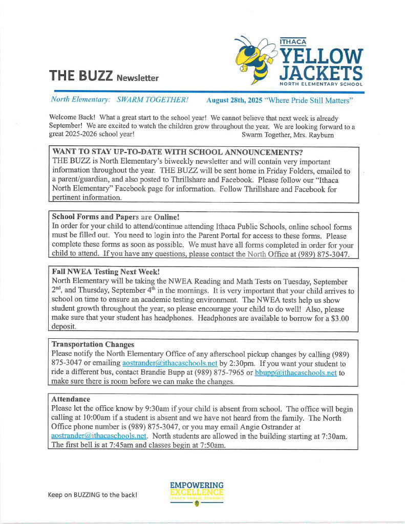 The Buzz Week 1 Page 1