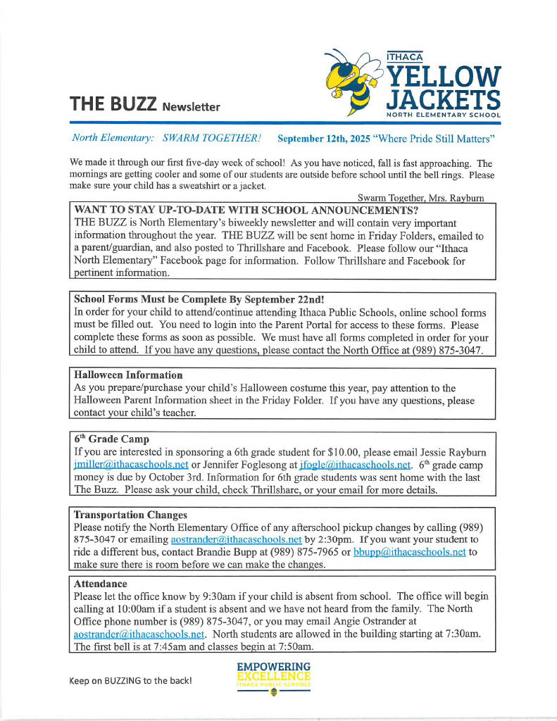 The Buzz 9/12/25 pg. 1
