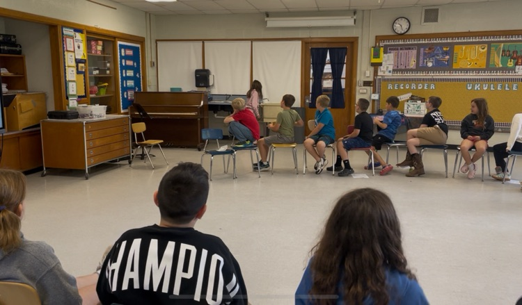students playing “Black Snake.”