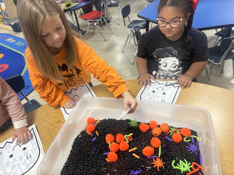 kids playing letter game