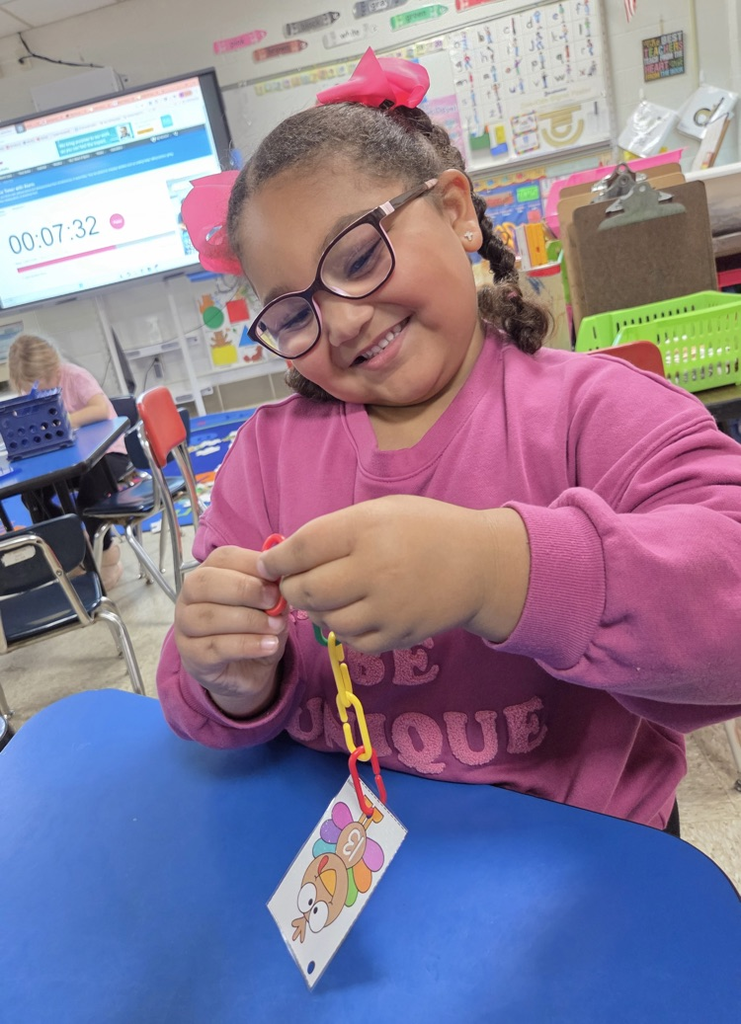 kids working on math