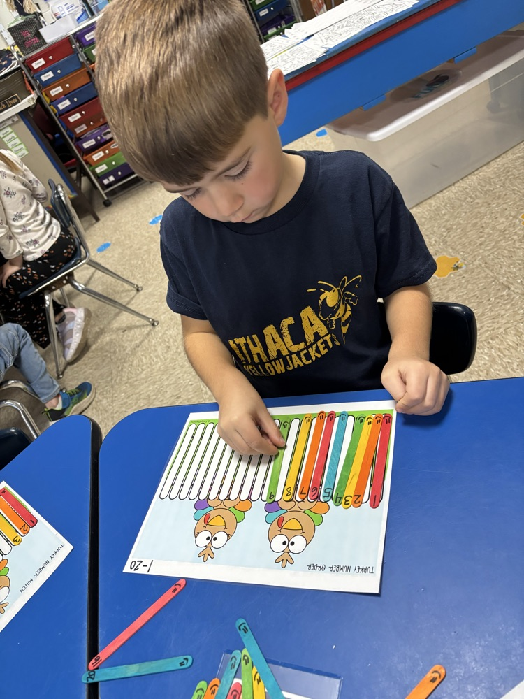 kids working on math