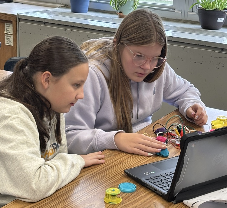 students with circuits