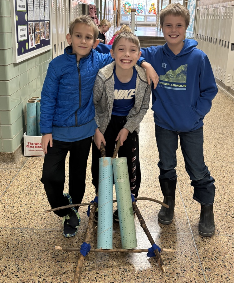 students with travois 